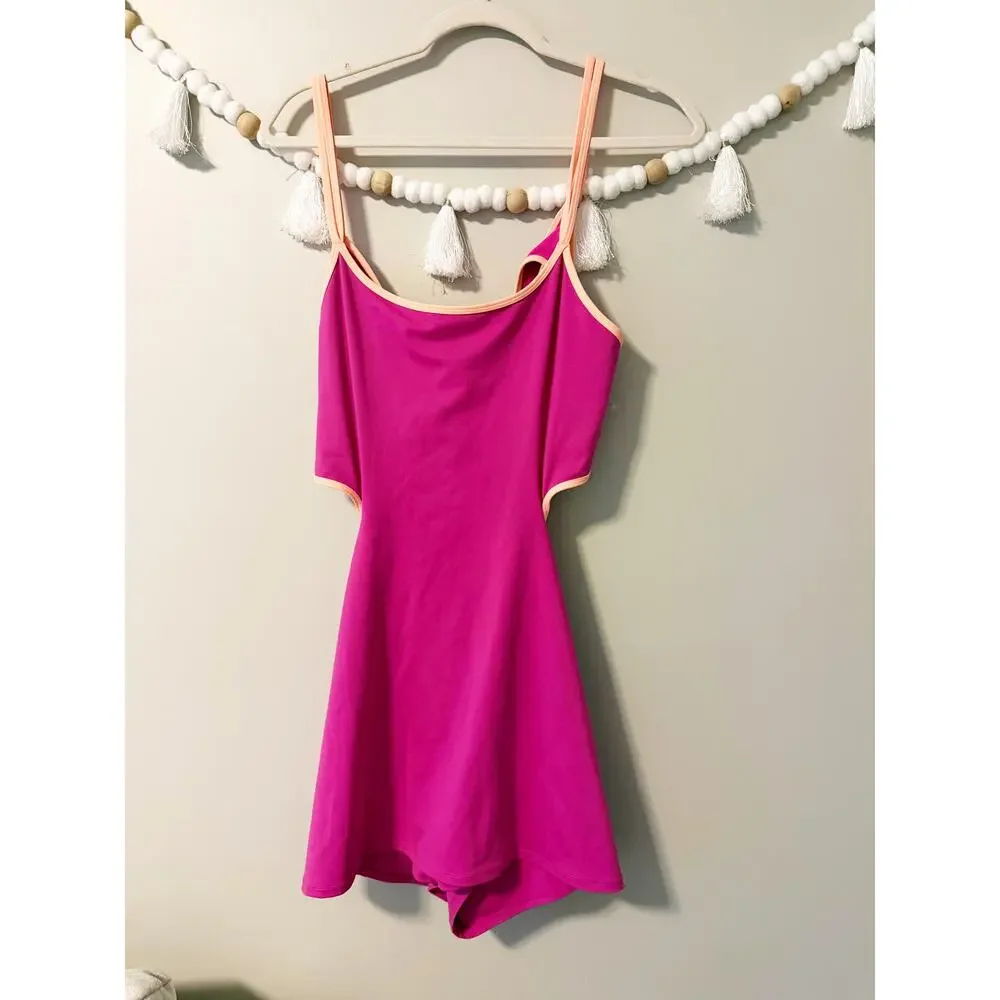 Free People Dress FP Movement One More Serve Tennis Dress Cutout Womens XL NWOT
